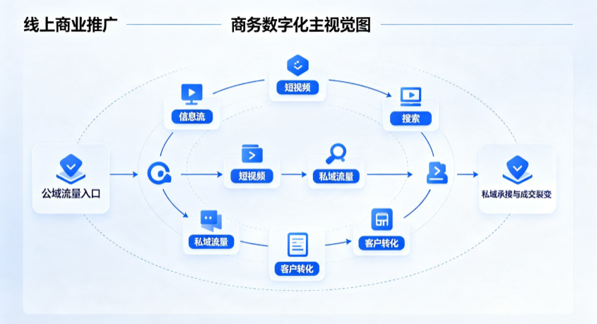 清城区线上商业推广怎么做？全域流量闭环搭建与低成本转化实战指南